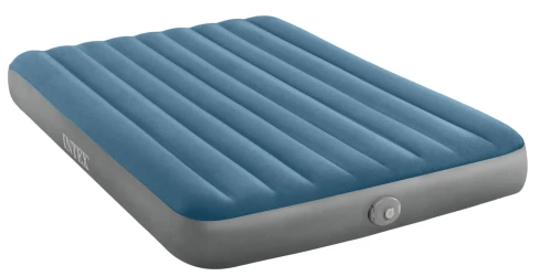 Saltea gonflabilă Intex Queen Prestige Downy cu pompă electrică detașabilă 5 V cumpăra în Chișinau. Foto 1