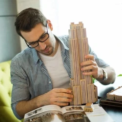 Пазл 3D Cubic Fun Empire State Building, 66 элементов купить в Кишиневе. Фото 3