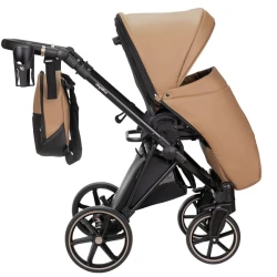 Коляска 2 в 1 Angelina Enigma Premium Eco Leather Dawn Pink купить в Кишиневе. Фото 13