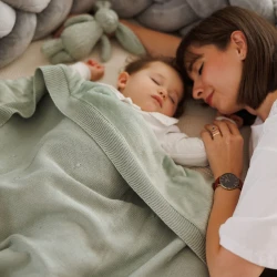 Пледик BabyOno Flannel Comfort Green, 75×100 см купить в Кишиневе. Фото 7