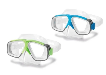 Маска для плавания Intex Surf Rider Blue/Green купить в Кишиневе. Фото 3