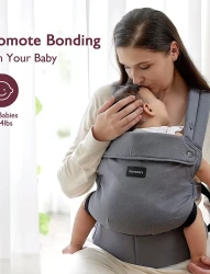 Marsupiu Momcozy PureHug Cotton Grey cumpăra în Chișinau. Foto 5