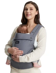 Marsupiu Momcozy PureHug Cotton Grey cumpăra în Chișinau. Foto 2