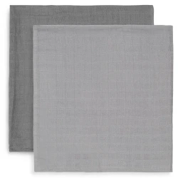Пеленки из бамбукового волокна Jollein Bamboo Storm Grey (115x115 см), 2 шт. купить в Кишиневе. Фото 1