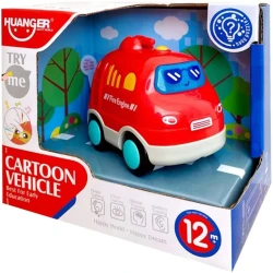 Jucărie interactivă Epid Carton Vehicle Fire Engine Red cumpăra în Chișinau. Foto 4