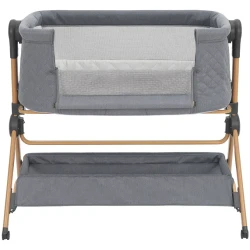 Стул для кормления + Кроватка Co-sleeper 2 в 1 KikkaBoo Sleat Me Grey купить в Кишиневе. Фото 17