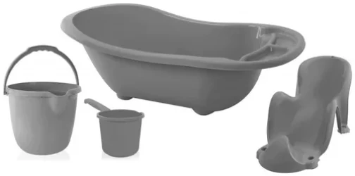 Cădiță cu suport BabyJem Anthracite 4 piese, 80 cm cumpăra în Chișinau. Foto 1