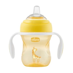 Cană cu tetină moale Chicco Transition Neutral (4 luni+), 200 ml în sort. cumpăra în Chișinau. Foto 3