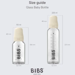 Бутылочка для кормления из стекла Bibs Dusky Lilac, 110 мл купить в Кишиневе. Фото 5