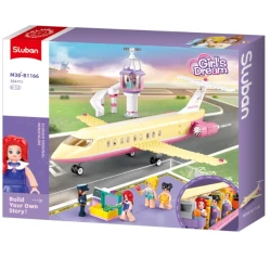 Set constructie Sluban Girl's Dream Luxurious Plane, 383 elemente cumpăra în Chișinau. Foto 1