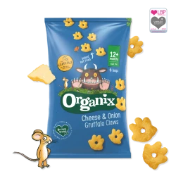 Biscuiți Organix Cheese & Onion Gruffalo Claws (12 luni+), 15 g cumpăra în Chișinau. Foto 1