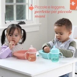 Set linguriță și furculiță Chicco Baby (18 luni+) Peach cumpăra în Chișinau. Foto 4