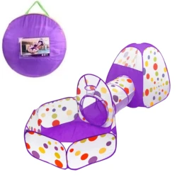 Cort pentru copii Essa Toys 3 in 1 Violet cumpăra în Chișinau. Foto 3
