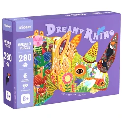 Puzzle Mideer Dreamy Rhino, 280 elemente cumpăra în Chișinau. Foto 1