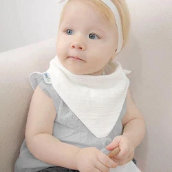 Набор нагрудник с двумя сторонами и игрушка для прорезывания зубов BabyJem, Ecru купить в Кишиневе. Фото 7