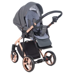 Cărucior 2/1 Adamex Chantal Star Grey Rose Gold cumpăra în Chișinau. Foto 9