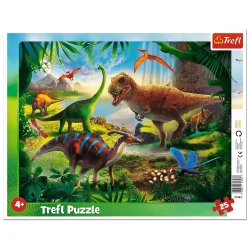 Пазл Trefl Frame Dinosaurs, 25 элементов купить в Кишиневе. Фото 1