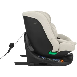 Scaun auto 40-150 cm (i-Size) Isofix KikkaBoo i-Van Light Beige, rotativ 360 cumpăra în Chișinau. Foto 8