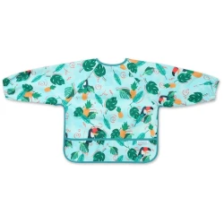 Полиэстеровый слюнявчик BabyOno Toukans Зеленый купить в Кишиневе