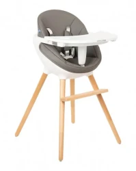 Стульчик для кормления 2 в 1 KikkaBoo Elma Grey купить в Кишиневе