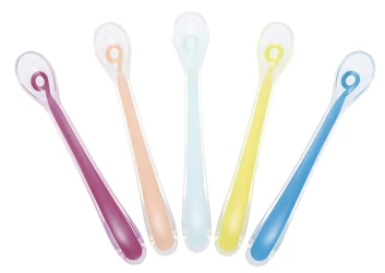 Set 5 lingurițe de silicon Babymoov cumpăra în Chișinau. Foto 1