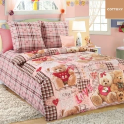 Постельное белье Cottony Плюшевый мишка (3 предмета), 215x150 см купить в Кишиневе. Фото 1
