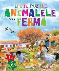 Carte Animalele de la fermă. Carte cu 6 puzzle-uri cumpăra în Chișinau. Foto 1