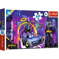 Пазл Trefl DC Universe Batwheels Batman and his vehicles, 60 элементов купить в Кишиневе. Фото 1