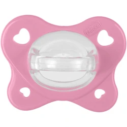 Пустышка анатомическая из силикона Chicco PhysioForma Dual Soft Pink (6-16 мес), 2 шт. купить в Кишиневе. Фото 2