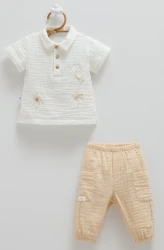 Set din 2 piese Caramell Hello Summer Beige & Ivory (12-18L) cumpăra în Chișinau. Foto 1