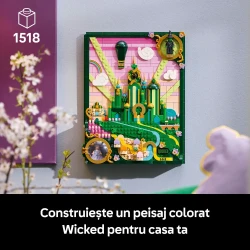 Конструкторы Lego Wicked Emerald City Wall Art, 1518 элементов купить в Кишиневе. Фото 4