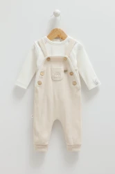 Salopetă Caramell Happy Boy Beige & White (9-12L) cumpăra în Chișinau. Foto 1