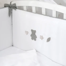Комплект в кроватку Perina Teddy love Серо-Оливковый (6 предметов), 120x60 см купить в Кишиневе. Фото 3