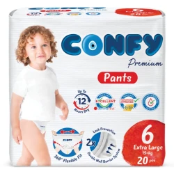 Scutece-chiloței Confy Premium 6 (15+ kg), 20 buc. cumpăra în Chișinau. Foto 1