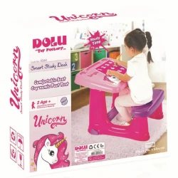 Masuta cu scaun incorporat Dolu Unicorn Smart Study Desk Roz cumpăra în Chișinau. Foto 4