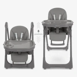 Стульчик для кормления Kikkaboo Pastello 2 Grey купить в Кишиневе. Фото 3