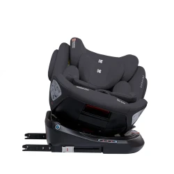 Автокресло 40-150 см (i-Size) Isofix Kikkaboo i-Felix Dark Grey, поворотное 360 купить в Кишиневе. Фото 8