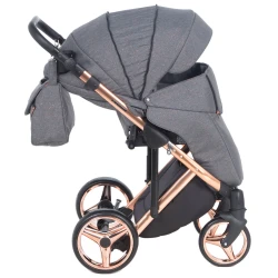 Cărucior 2/1 Adamex Chantal Star Grey Rose Gold cumpăra în Chișinau. Foto 7