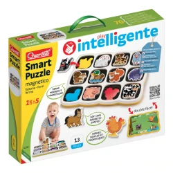 Puzzle educativ Quercetti Smart Magnet Puzzle Farm, 13 elemente cumpăra în Chișinau. Foto 1