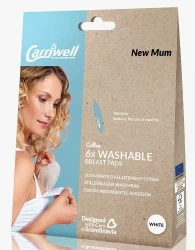 Прокладки для груди Carriwell Cotton White, 6 шт. купить в Кишиневе. Фото 1