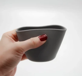 Cană Babyjem Silicon Cup Grey, 150 ml cumpăra în Chișinau. Foto 4