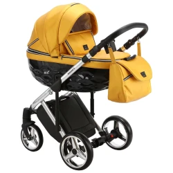 Carucior 2 in 1 Adamex Chantal Special Edition Yellow Black cumpăra în Chișinau. Foto 2