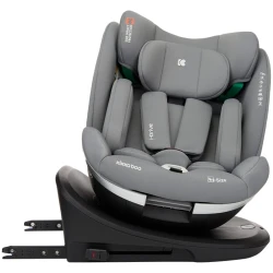 Автокресло 40-150 см (i-Size) Isofix KikkaBoo i-Drive Light Grey, поворотное 360 купить в Кишиневе. Фото 8