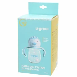 Cana cu pai si manere U-Grow (6 luni+), 330 ml cumpăra în Chișinau. Foto 3