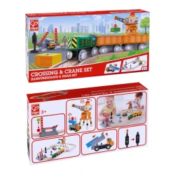 Set de cale ferată Hape Crossing & Crane – tren de marfă cu macara cumpăra în Chișinau. Foto 5
