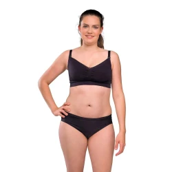 Бюстгальтер для кормления Carriwell Organic Maternity Black, размер XL купить в Кишиневе. Фото 8