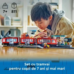 Конструкторы Lego City Downtown Tram, 811 элементов купить в Кишиневе. Фото 4