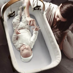 Patuc Co-sleeper BabyGo Sleepgood Mesh White cumpăra în Chișinau. Foto 8
