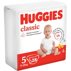 Scutece Huggies Classic 5 (11-25 kg), 28 buc cumpăra în Chișinau. Foto 1