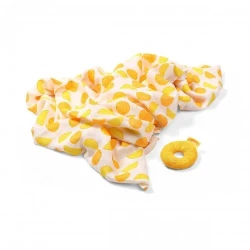 Pelincă din fibre de bambus BabyOno Orange + jucărie (120x120 cm), 1 buc. cumpăra în Chișinau. Foto 6